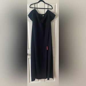 Sachin & Babi - Brittany Stretch Crepe Cold-Shoulder Gown in Size 12. Brand New.